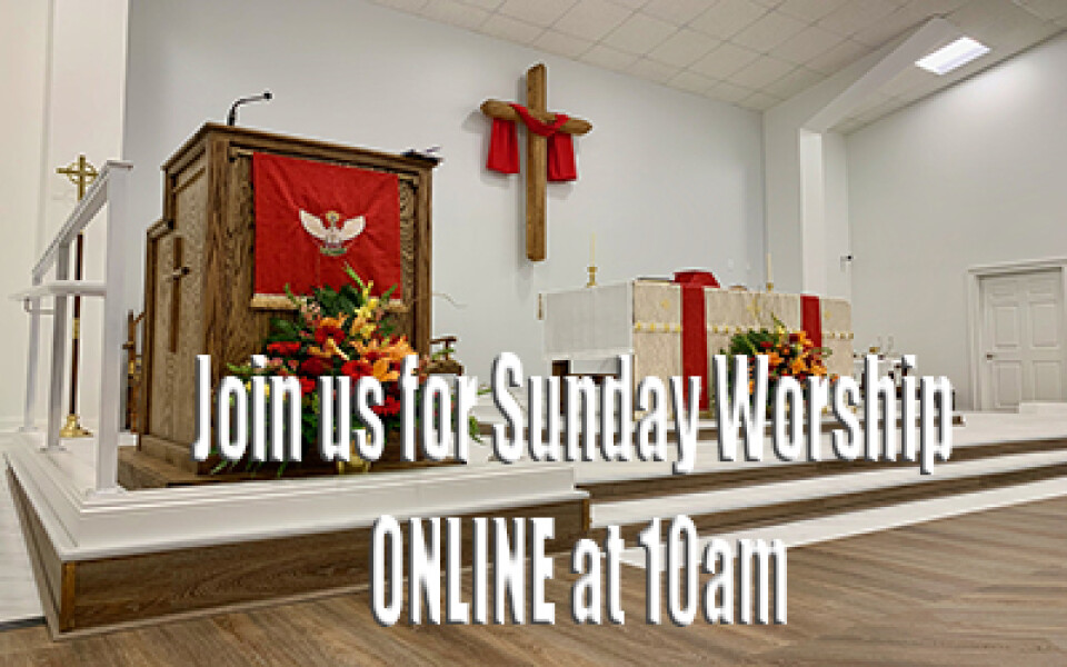 10am Service - Online and In Person