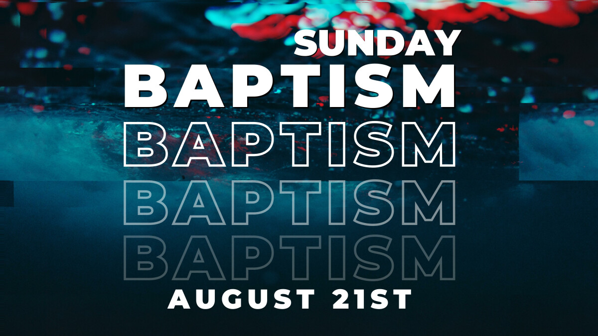 Baptism Celebration! 