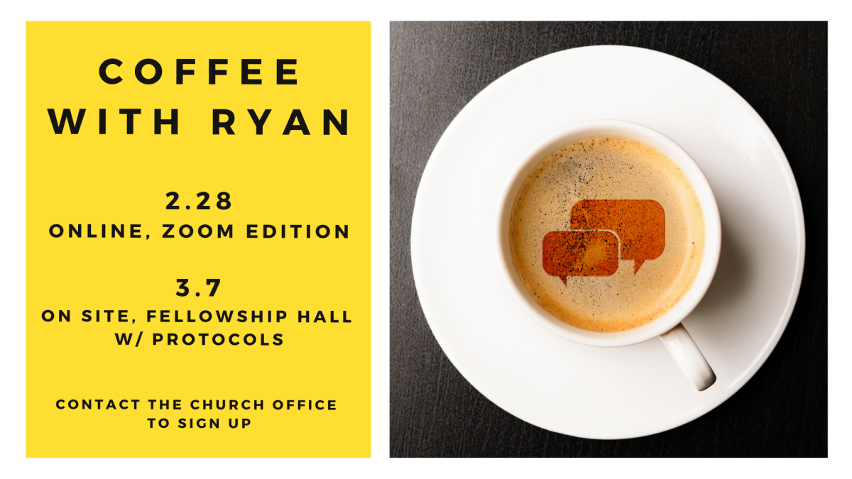 Coffee with Ryan - Zoom Edition