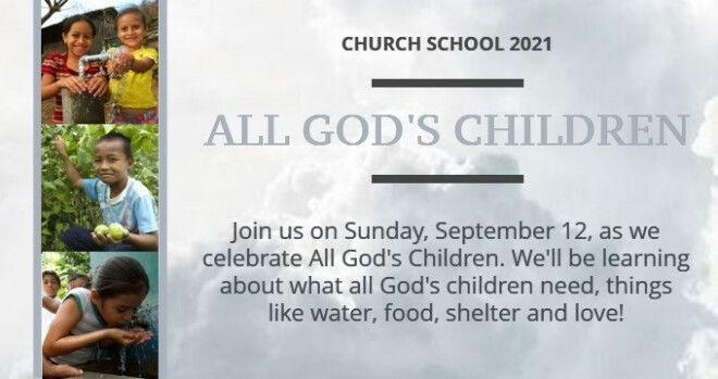 Church School Kick-Off Sunday