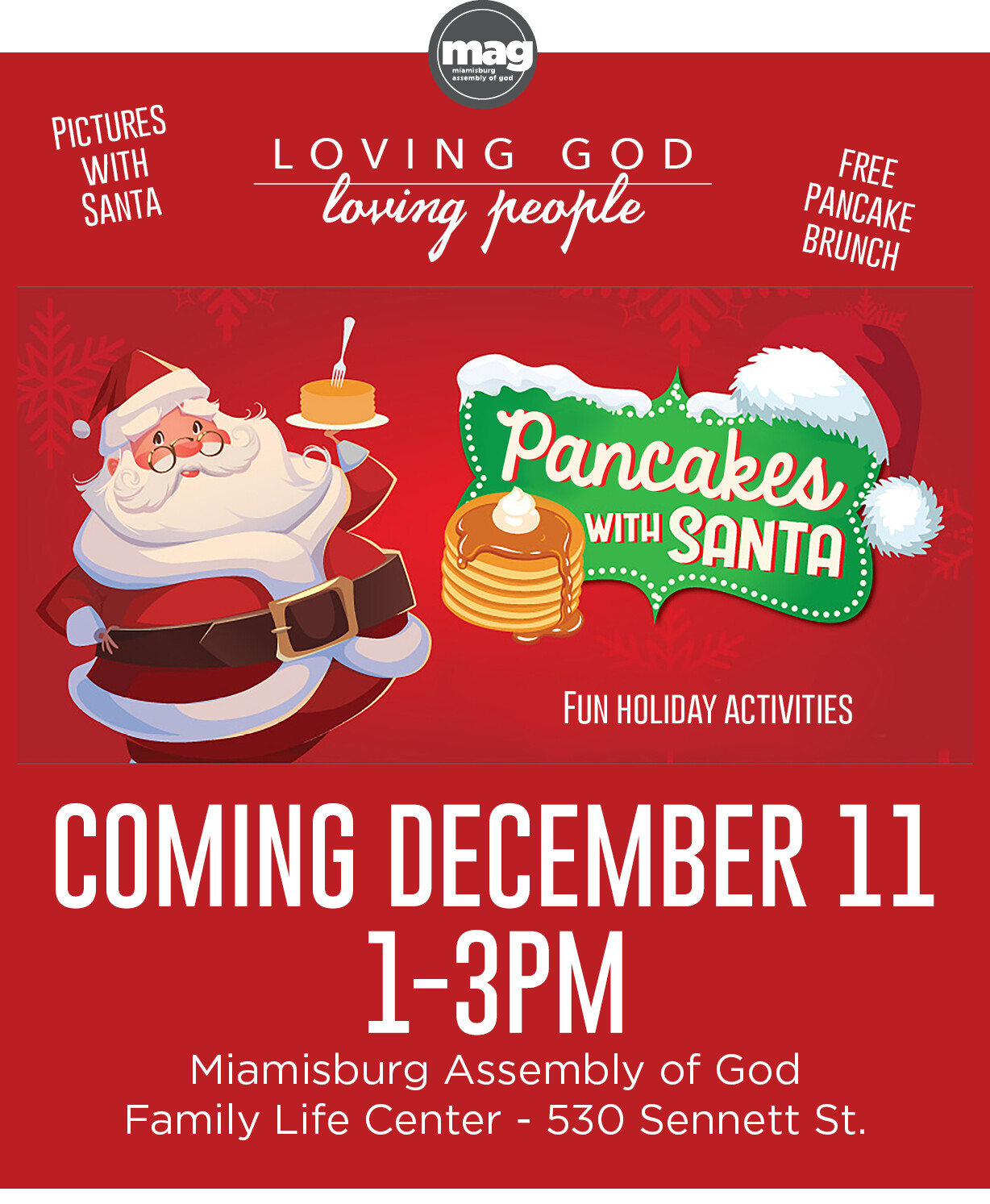 Pancakes with Santa