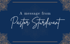 A Message from the Pastor - April 1, 2022