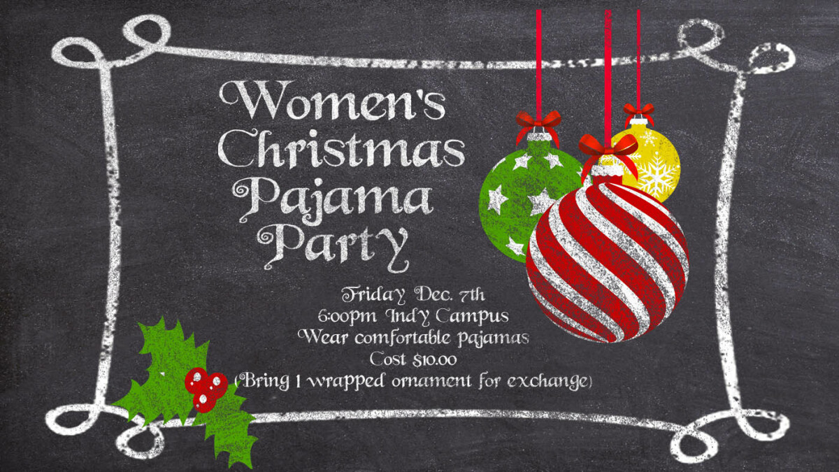 Women's Christmas Pajama Party!