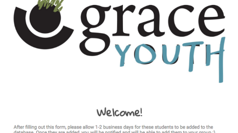 GraceYouth New Student Form