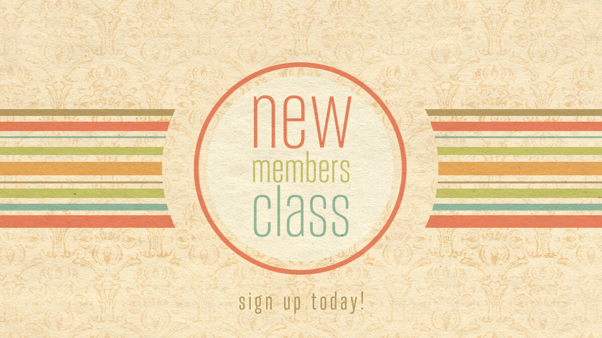 New Member Class // September 2021