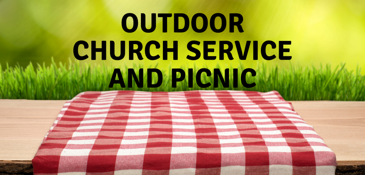 Outdoor Church Service and Picnic