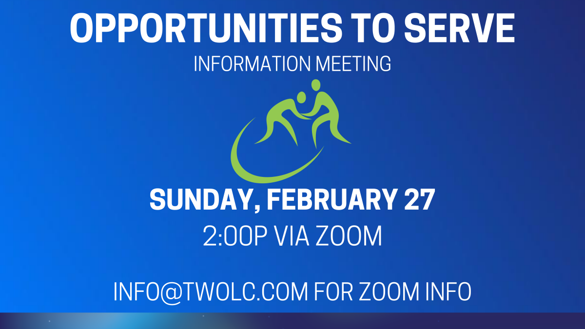 Opportunities to Serve Interest Meeting