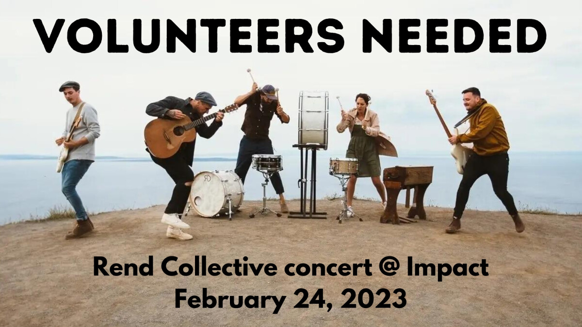 Rend Collective Concert Volunteers