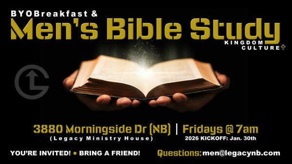 Legacy Church - BYOBreakfast & Bible Study: 2026 KICKOFF - Jan. 30, 2026