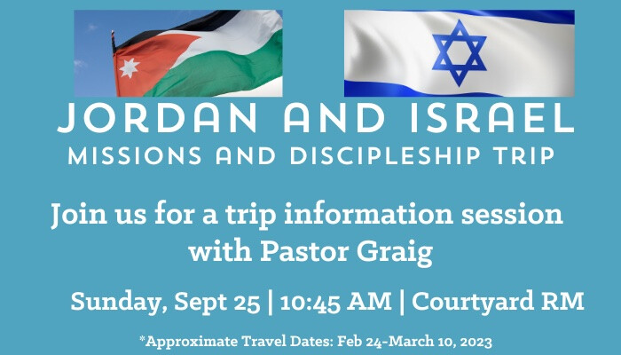 Middle East Mission Trip Info Session