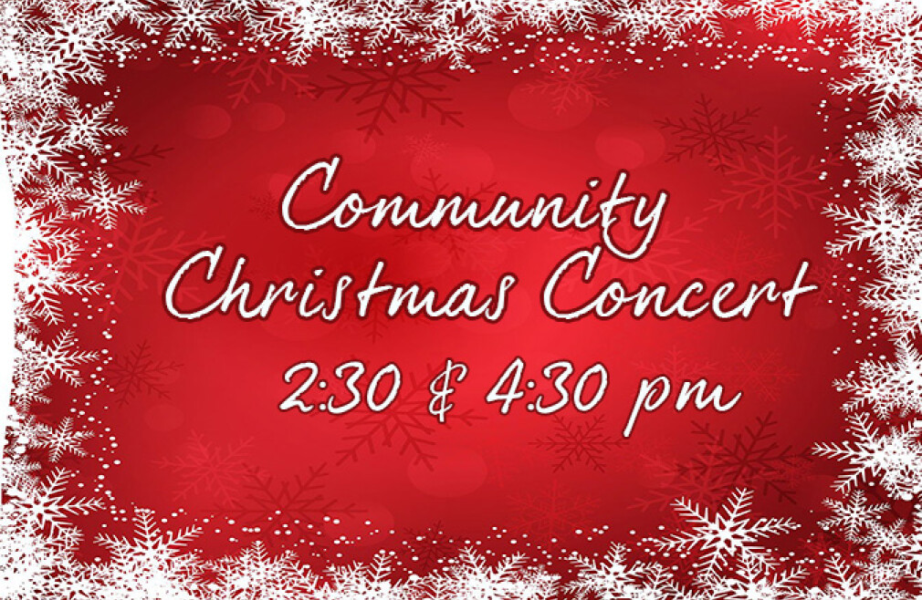Community Christmas Concert (4:30pm)