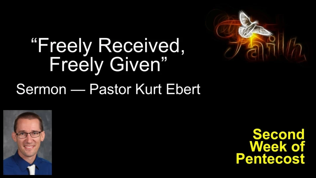 Freely Received, Freely Given