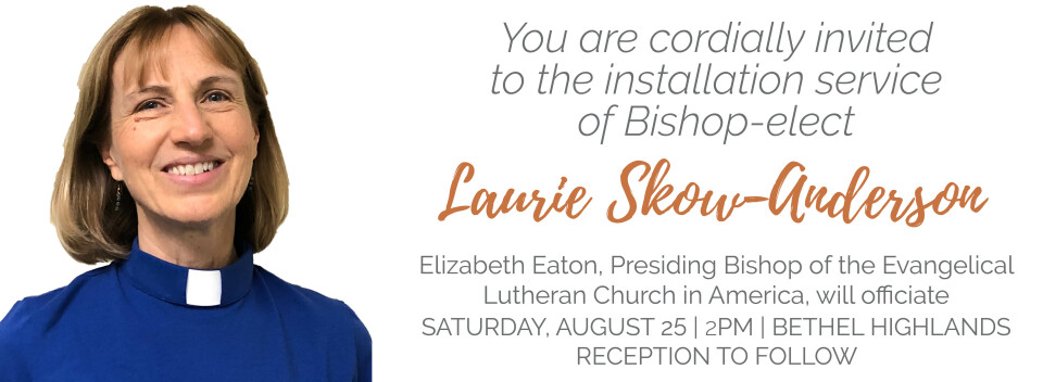 Installation of Bishop-elect, Laurie Skow-Anderson
