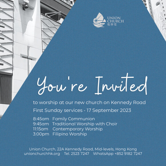 You are invited to Union Church on Kennedy Road