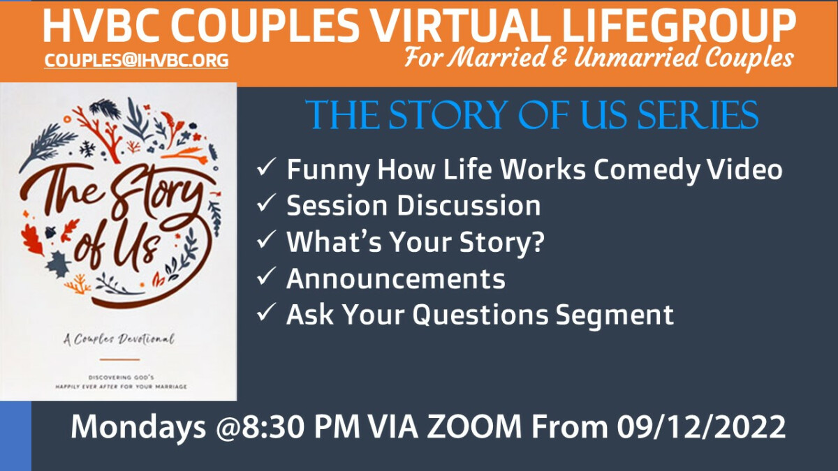 2022 Couples LifeGroup: The Story of Us