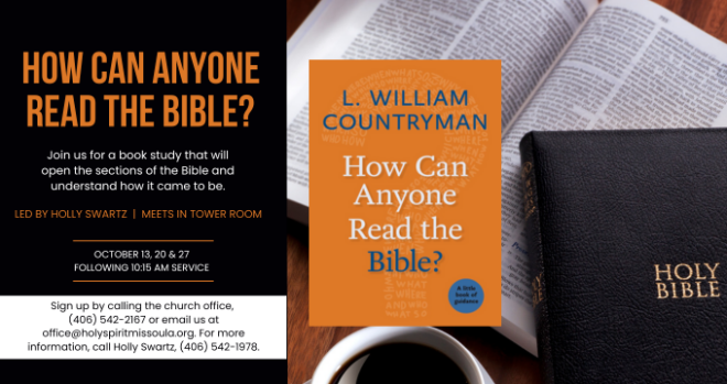 Book Study: How Can Anyone Read the Bible? - following the 10:15 service