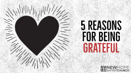 5 Reasons For Being Grateful \ November 6, 2022