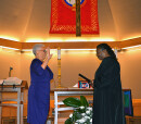 Veteran Episcopalian activist Ora Houston sworn into Austin City Council