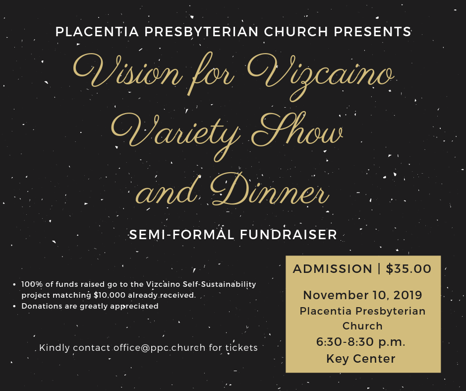 Vision for Vizcaino Variety Show & Dinner
