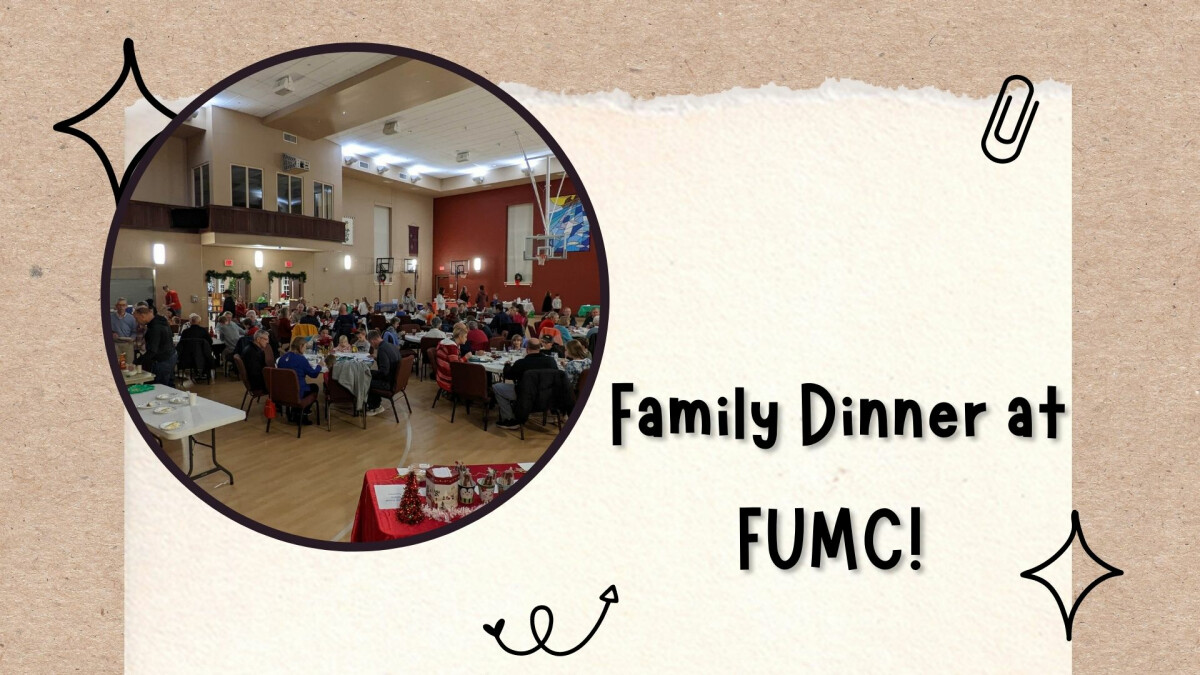 Family Ministry Dinner 