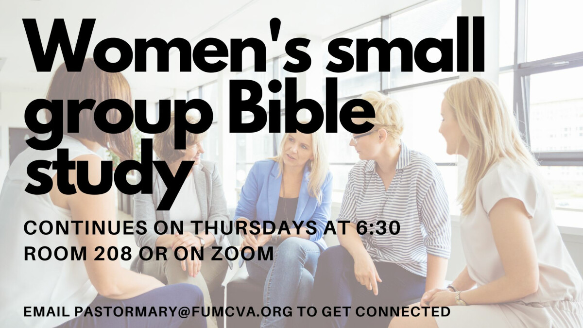 Women's small group Bible study