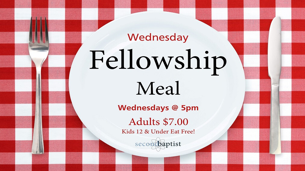 Wednesday Fellowship Meal