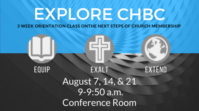 CHBC-Explore New Members Class 