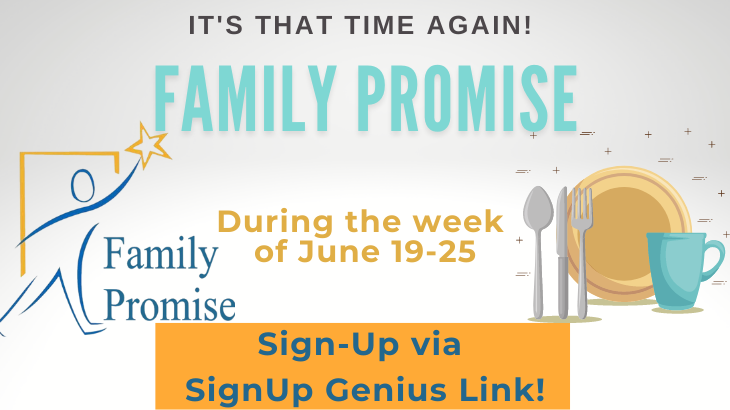Family Promise Meal Support