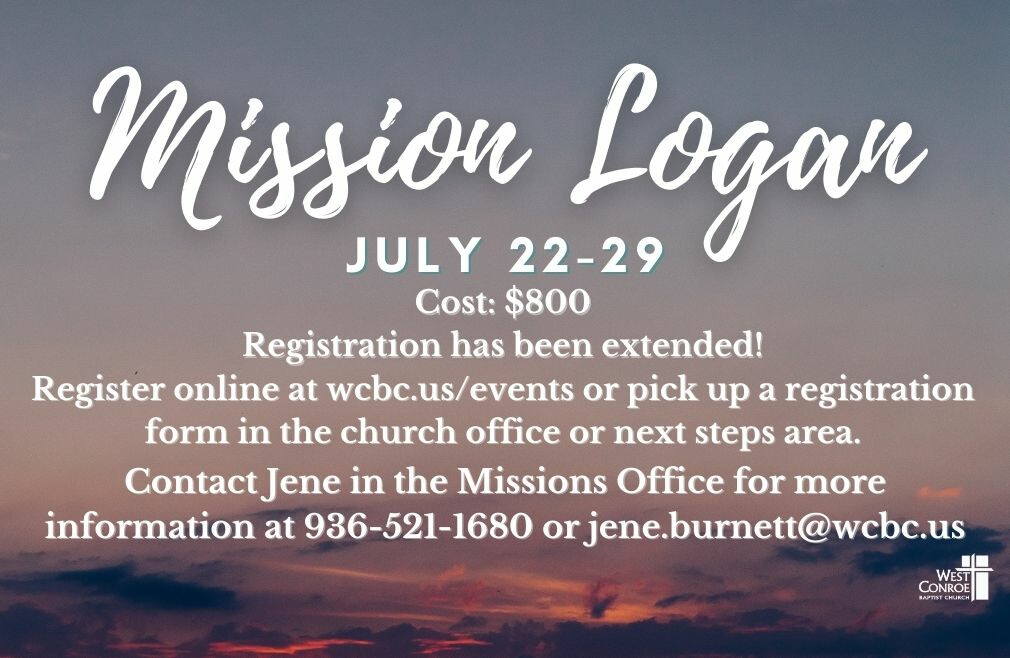 Summer Mission Trip to Logan, UT July 2022