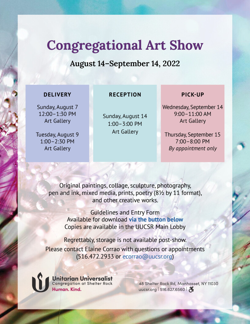 2022 Congregational Art Show
