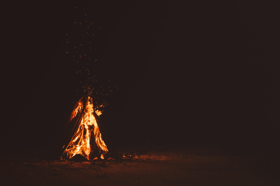 The fire of God in the Bible is God's holiness.