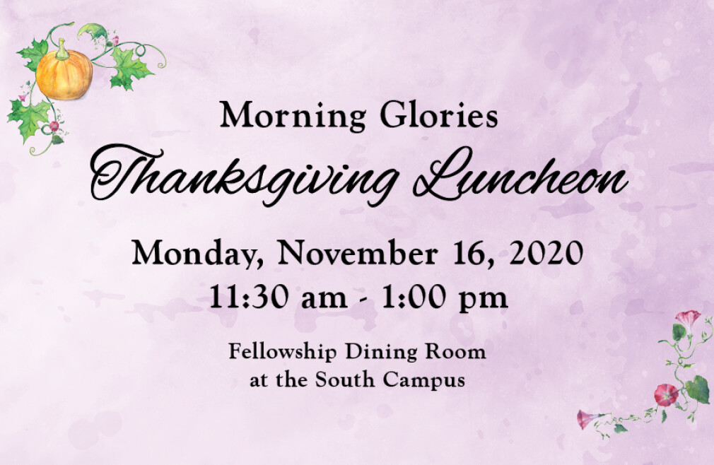 Morning Glories Thanksgiving Luncheon