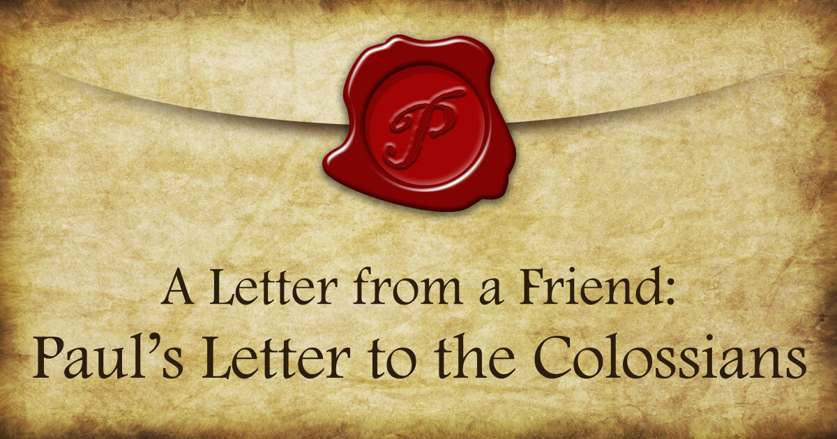 Paul's Letter to Colossians Study 3_31 Sermons ster Gardens