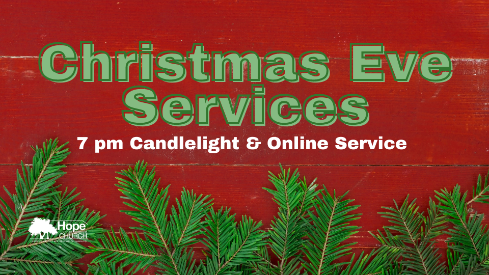 Christmas Eve Candlelight Service Hope UMC Trinity FL