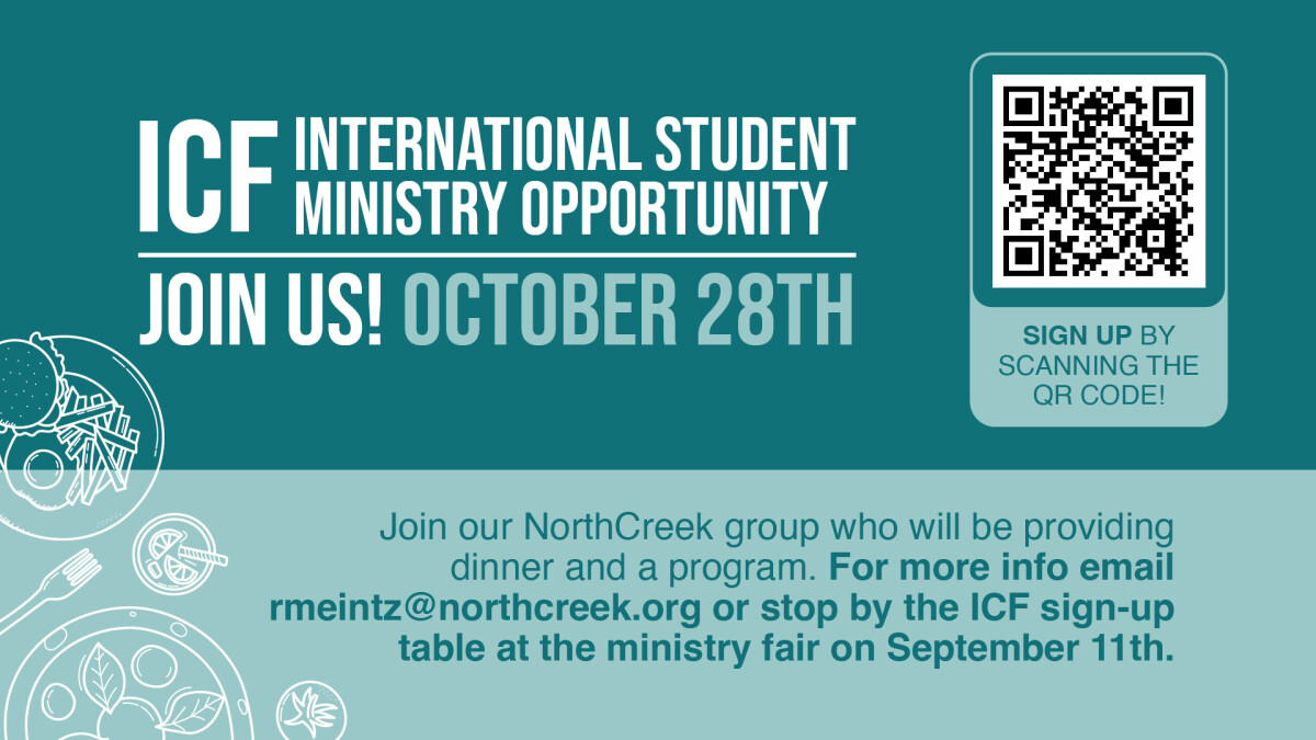 ICF Intern’l Student Ministry Opportunity 