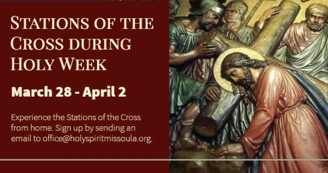 Stations of the Cross during Holy Week