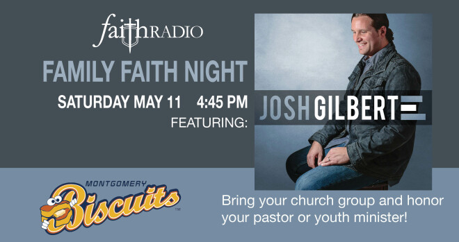 Family Faith Night with the Montgomery Biscuits - Montgomery