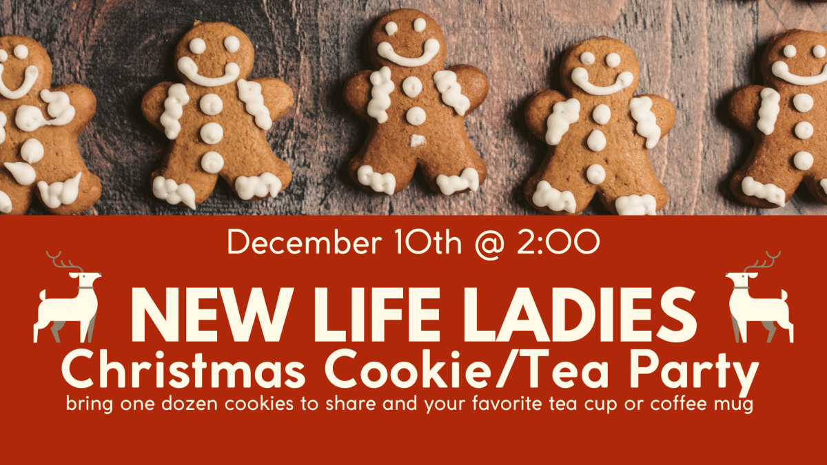 New Life Ladies Christmas Cookie Tea Party