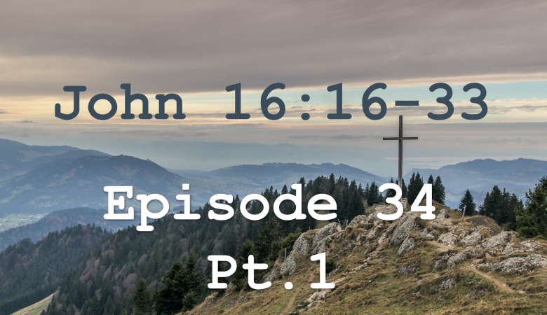 John 16:16-33  Episode 34 - Grief, then Joy, Pt.1