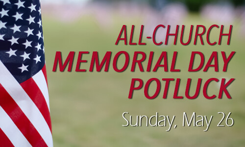 All-Church Memorial Day Potluck