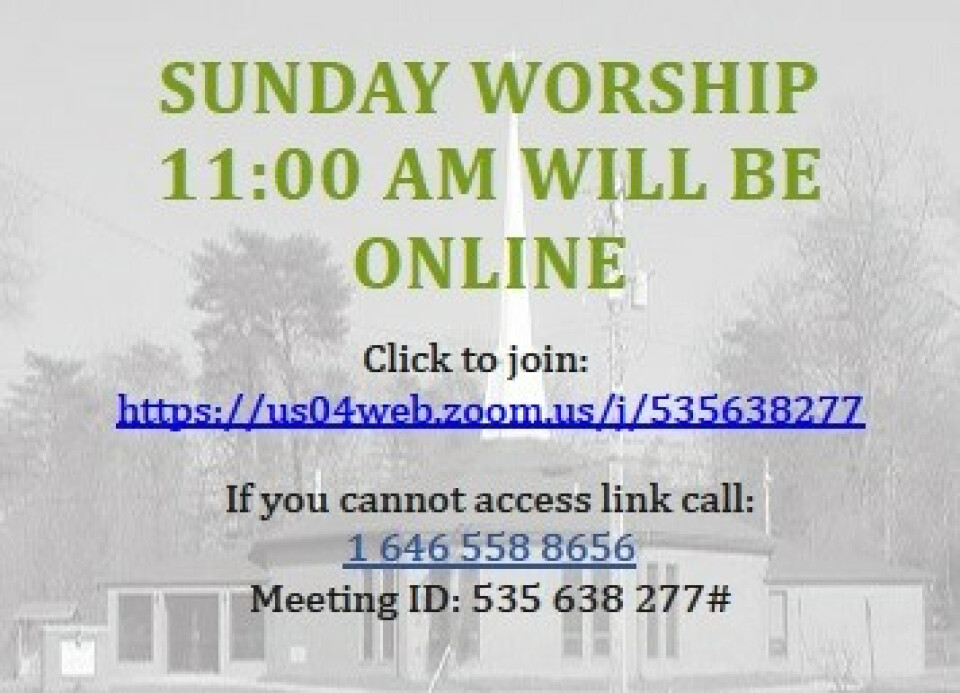 Virtual Sunday Service