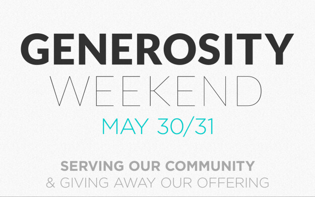 Generosity Weekend