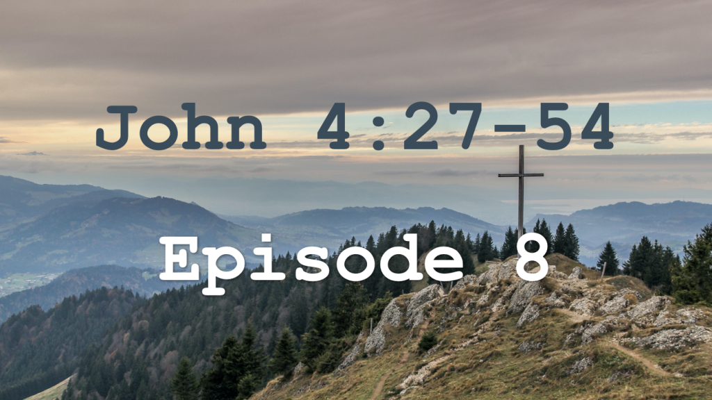 John 4:27-54 Episode 8 - My Food is to Do the Will of Him Who Sent Me