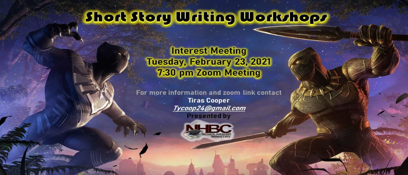 Scholarship Ministry "Short Story Writing Workshops" Interest Meeting 