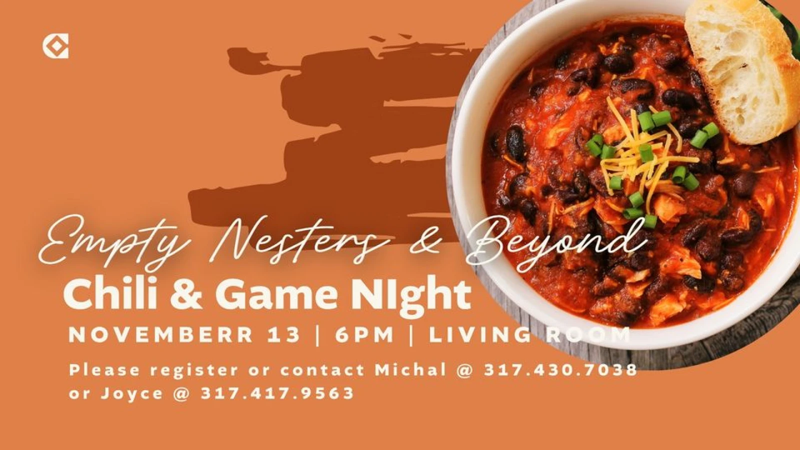 Empty Nesters and Beyond Chili Dinner & Games