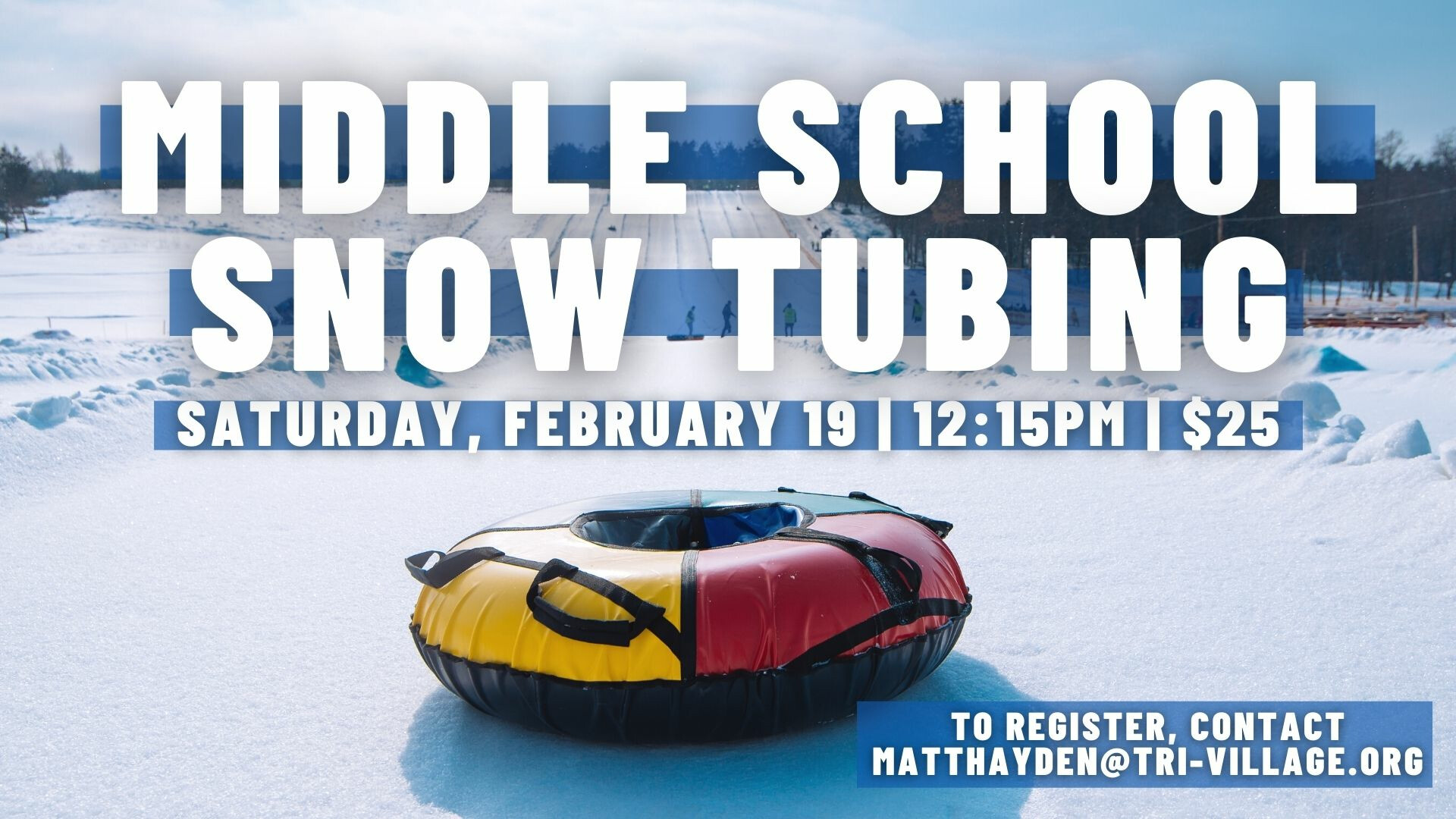 Middle School Snow Tubing