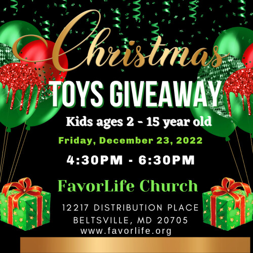 Christmas Toys Giveaway FavorLife Church