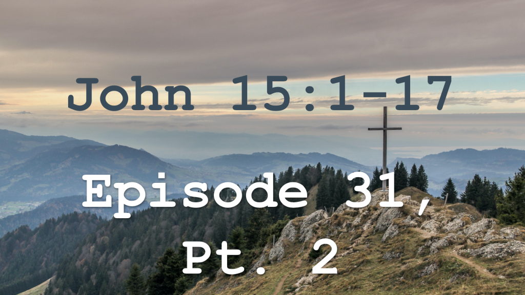 John 15:1-17  Episode 31 - The Vine and the Branches, Pt. 2