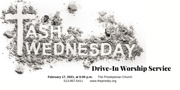 Ash Wednesday Drive-In Worship Service
