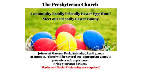 Community Easter Egg Hunt at Marcum Park 